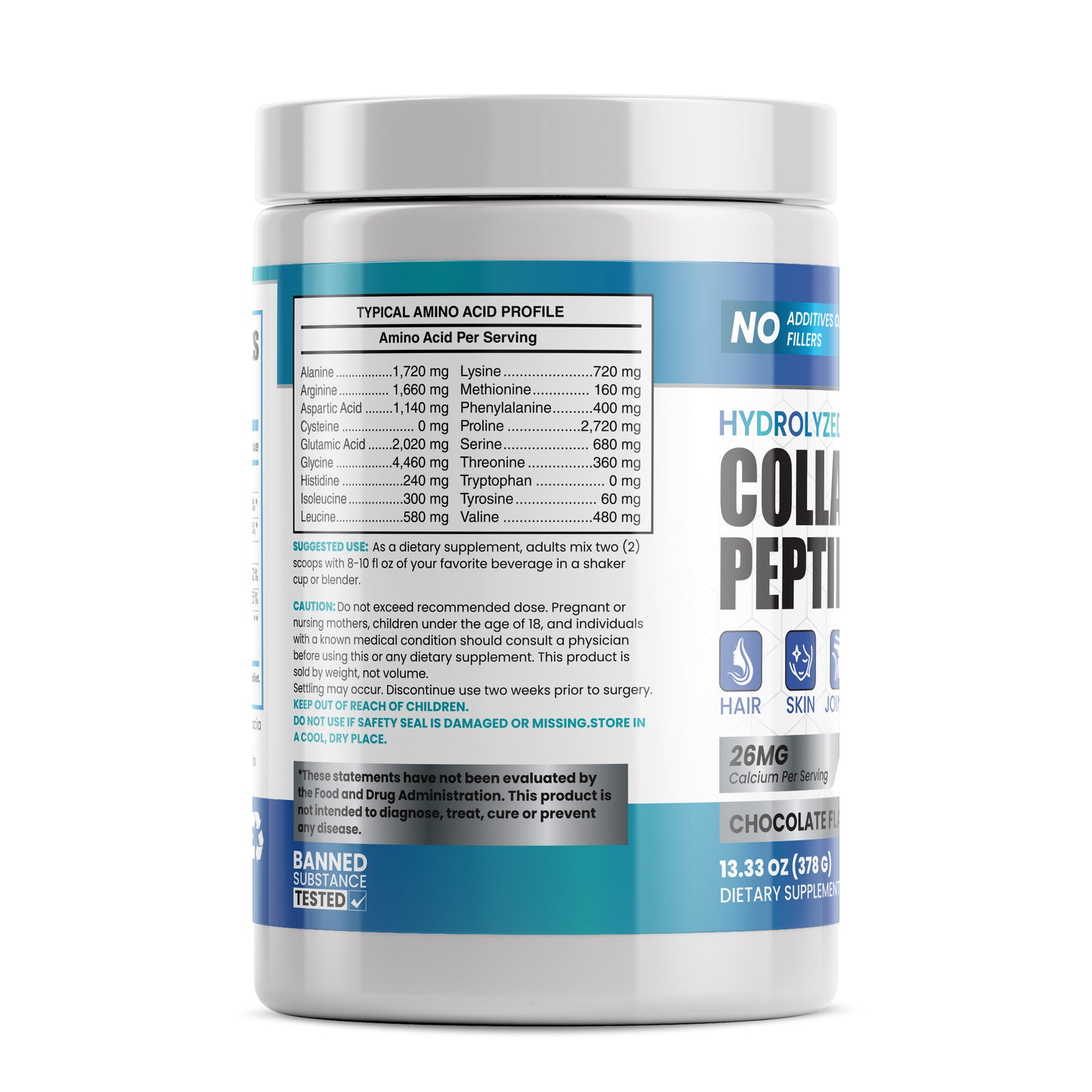Grass-Fed Collagen Peptides Powder (Chocolate)