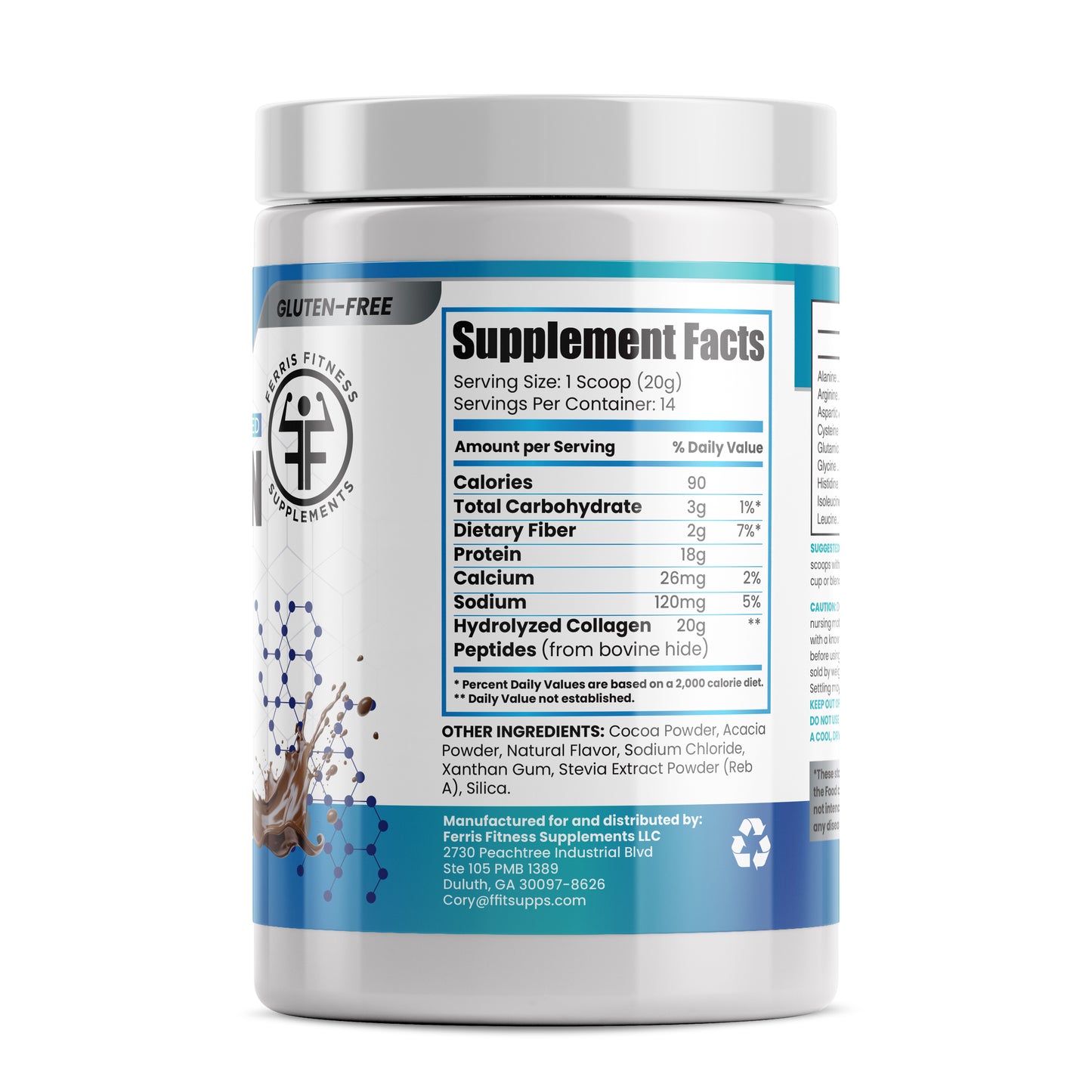 Grass-Fed Collagen Peptides Powder (Chocolate)