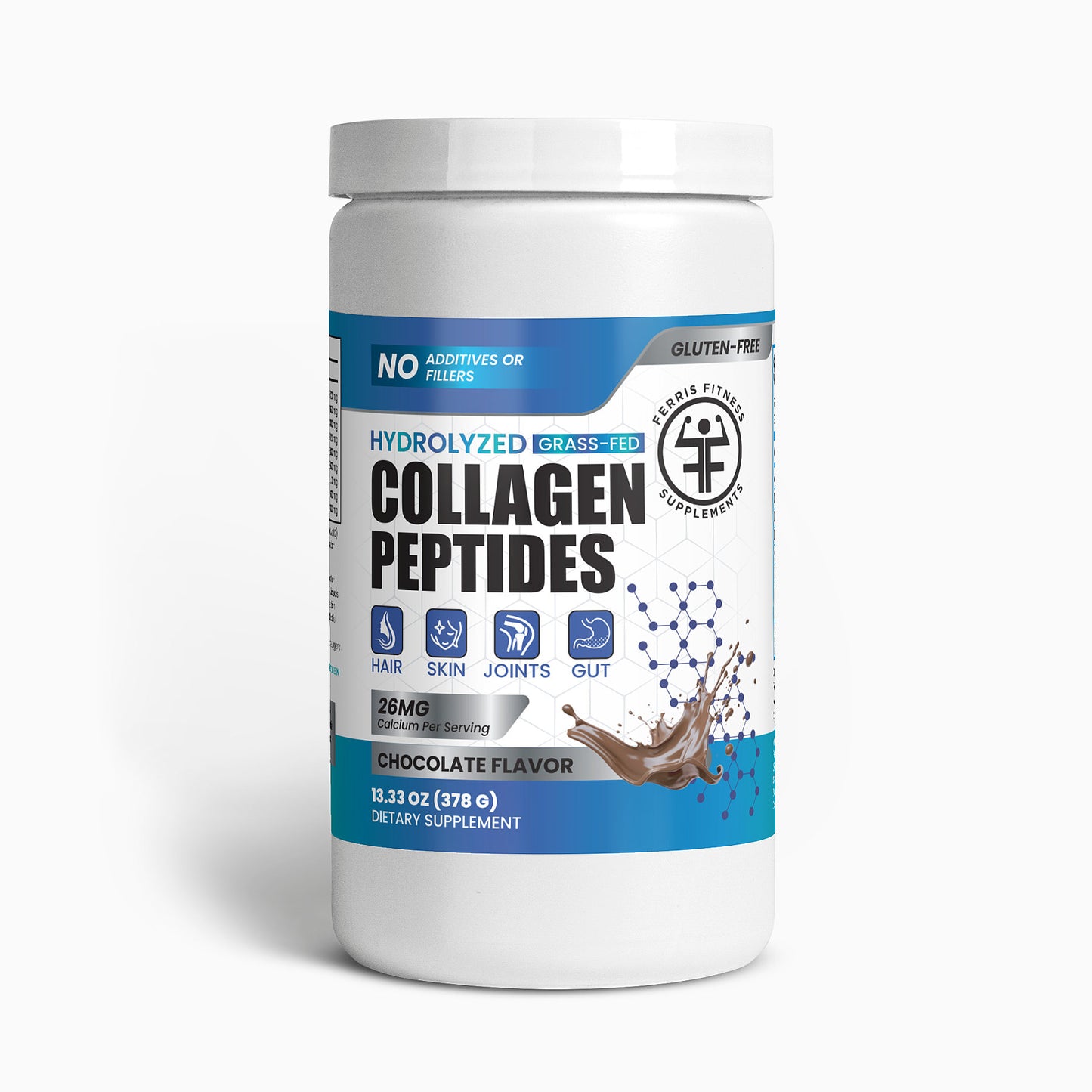 Grass-Fed Collagen Peptides Powder (Chocolate)